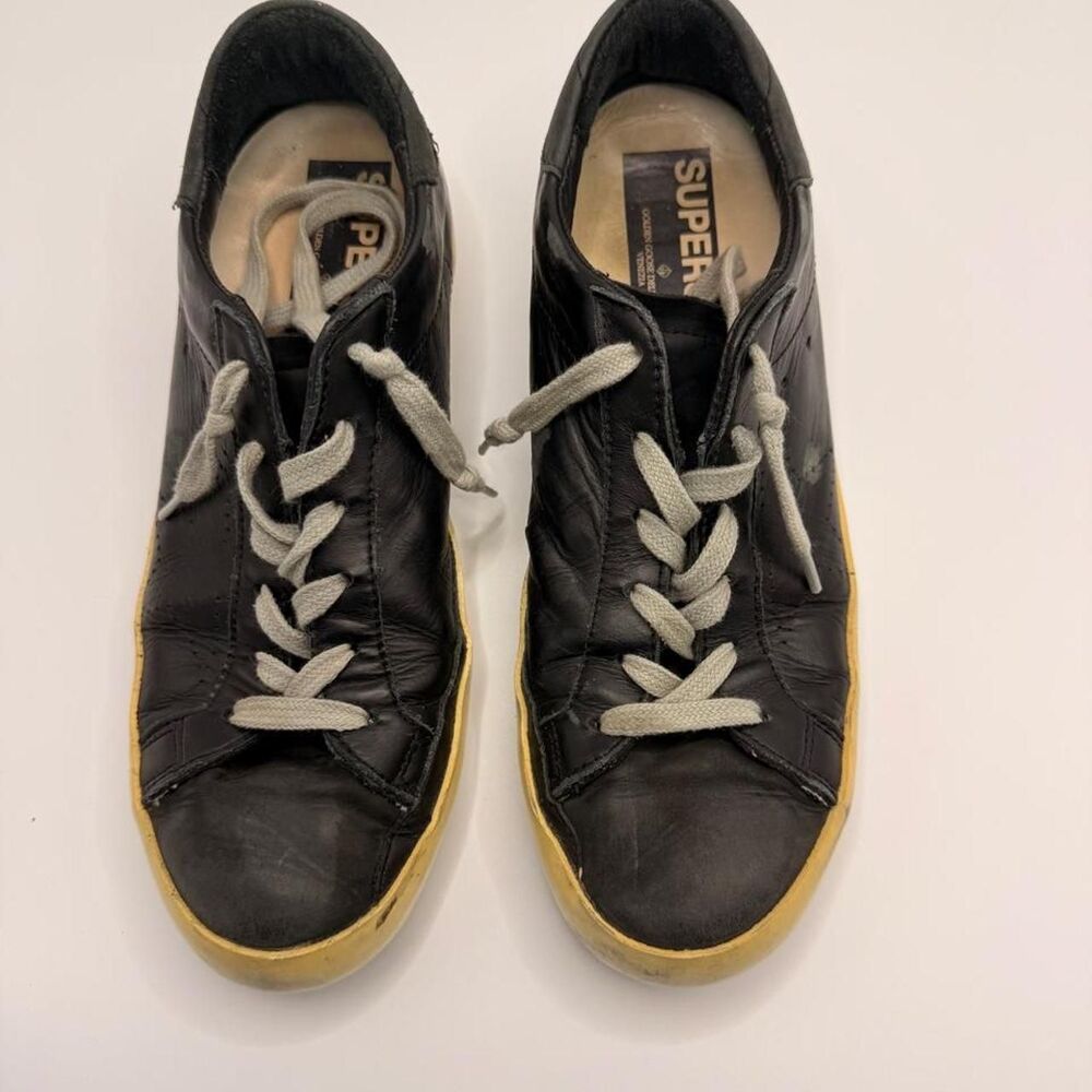 Golden-goose Women's Black and Grey Trainers